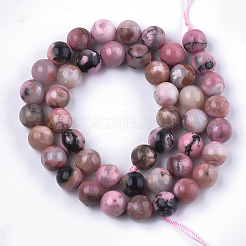 Natural Rhodonite Beads Strands&nbsp;G-S333-6mm-029