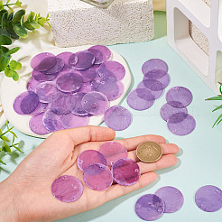 50Pcs Dyed Natural Capiz Shell Connector Charms&nbsp;BSHE-TA0001-20A