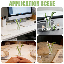 2Pcs Glass Flower Display Decorations&nbsp;AJEW-CO0001-04A
