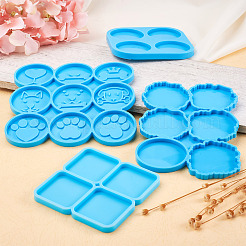 4Pcs 4 Style DIY Silicone Molds&nbsp;DIY-BG0001-23