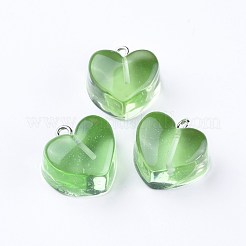 Resin Pendants&nbsp;RESI-WH0008-12B