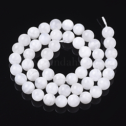 Natural Rainbow Moonstone Beads Strands&nbsp;LS-G-S150-64-8mm