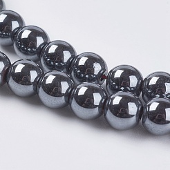 Non-Magnetic Synthetic Hematite Beads Strands&nbsp;G-H1072-1