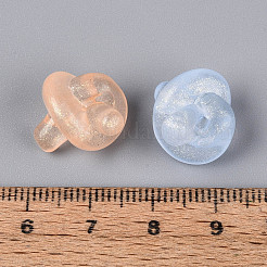 Luminous Frosted Transparent Acrylic Beads&nbsp;TACR-T029-23M