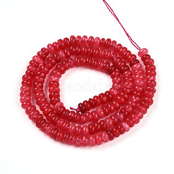 Dyed Natural White Jade Beads Strands&nbsp;G-T139-57A-09