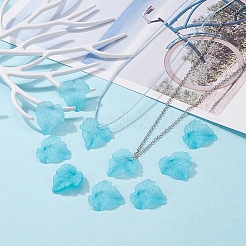 Autumn Theme Transparent Frosted Acrylic Pendants&nbsp;X-PAF002Y-27