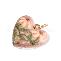 Brass Enamel Pendants&nbsp;ENAM-I087-03E