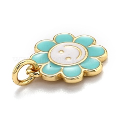 Brass Enamel Charms&nbsp;X-KK-O135-01E