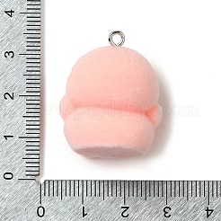 Flocking Resin Pendants&nbsp;RESI-D072-03D