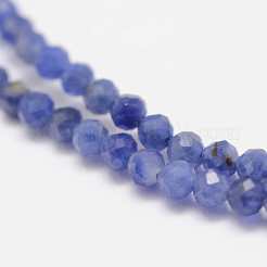 Natural Sodalite Beads Strands&nbsp;G-K182-2mm-24B