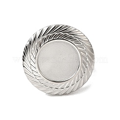 304 Stainless Steel Cuff Ring Components&nbsp;STAS-P403-04P