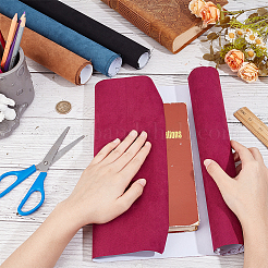 4 Sheets 4 Colors Faux Suede Book Covers&nbsp;DIY-CP0011-15B