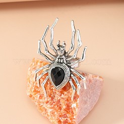 Alloy Rhinestone Finger Rings&nbsp;WG1192C-01