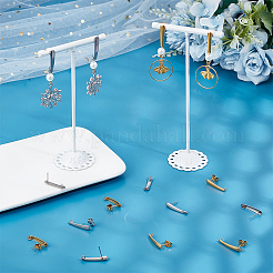 40Pcs 2 Colors 304 Stainless Steel Stud Earring Findings&nbsp;STAS-SC0008-44