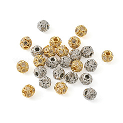 30 Pcs 2 Colors Brass Beads&nbsp;RB-CD0001-02