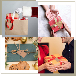 2Rolls 2 Styles Kraft Paper Self-Adhesive Sticker&nbsp;DIY-BBC0002-70