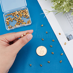 100Pcs Rack Plating Brass Beads&nbsp;KK-UN0005-54