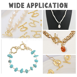 12 Sets 2 Colors Brass Toggle Clasps&nbsp;KK-AR0003-11