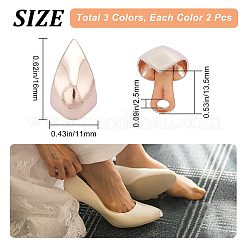 6Pcs 3 Colors Iron Toe Cap Covers&nbsp;FIND-GF0003-85