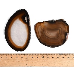 Dyed & Heated Natural Agate Slice Cabochons&nbsp;GG-CBAAF67-01G