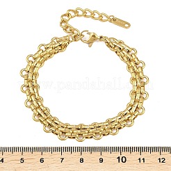 Punk 304 Stainless Steel Link Chain Bracelets for Women&nbsp;BJEW-L717-02G