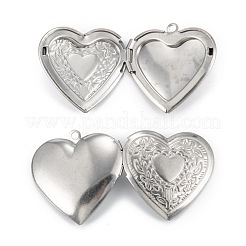 Non-Tarnish 316 Surgical Stainless Steel Locket Pendants&nbsp;STAS-C026-01P