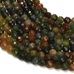 Natural Green Tourmaline Beads Strands&nbsp;GG-CBAA9B4-B01-03A