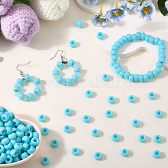 800Pcs Spray Painted Plastic Beads&nbsp;KY-SP0001-56D