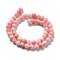 Natural Green Jade Beads Strands&nbsp;G-G757-04-8mm