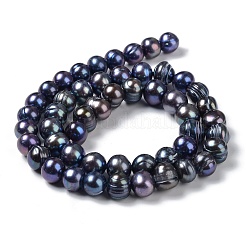 Natural Cultured Freshwater Pearl Dyed Beads Strands&nbsp;PEAR-P005-03A-01