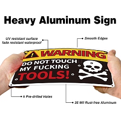 UV Protected & Waterproof Aluminum Warning Signs&nbsp;AJEW-WH0111-K17
