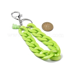 Acrylic Curb Chain Keychain&nbsp;KEYC-JKC00632-05