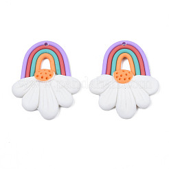 Handmade Polymer Clay Pendants&nbsp;CLAY-N010-053