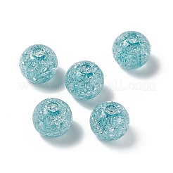 Transparent Crackle Acrylic Bead&nbsp;OACR-H019-02