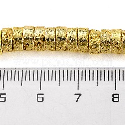 Electroplated Natural Lava Rock Beads Strands&nbsp;G-I360-A01-01