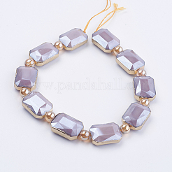 Opaque Glass Beads Strands&nbsp;EGLA-P040-A06