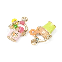 Alloy Enamel Pendants&nbsp;ENAM-P262-02G-M
