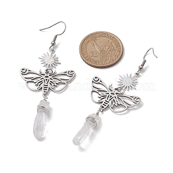201 Stainless Steel Butterfly Dangel Earrings&nbsp;EJEW-JE05770