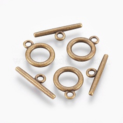 Alloy Toggle Clasps&nbsp;TIBE-EA774Y-AB-RS