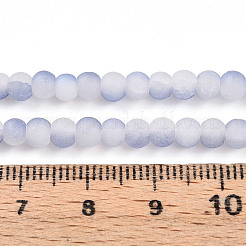 Crackle Glass Beads Strands&nbsp;GLAA-N009-4mm-07