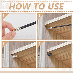 90Pcs 3 Colors Iron Furniture Shelf Support Pegs with Plastic Non-Slip Sleeve&nbsp;AJEW-BC0009-14