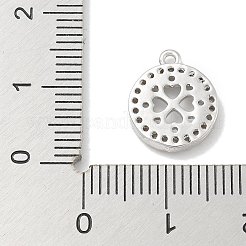 Rack Plating Brass Micro Pave Clear Cubic Zirconia Pendant Cabochon Setttings&nbsp;LS-KK-L224-048P