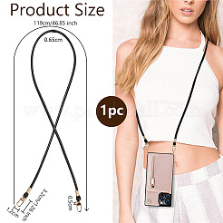 Universal Cell Phone Lanyard Crossbody Adjustable PU Leather Phone Lanyard&nbsp;AJEW-WH0470-47C