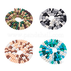 4 Strands 4 Style Handmade Polymer Clay Beads&nbsp;CLAY-CW0001-04