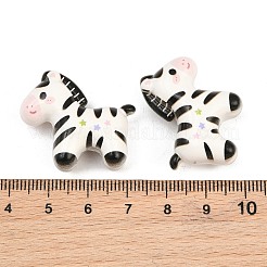 Printed Opaque Acrylic Beads&nbsp;AC-CBA15BB-04