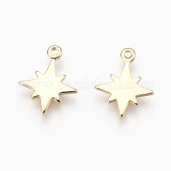 Brass Charms&nbsp;X-KK-T029-17G