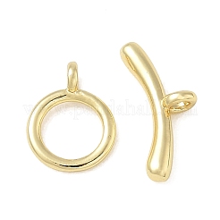 Brass Toggle Clasps&nbsp;KK-CBAFC6C-07I-G
