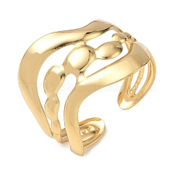 304 Stainless Steel Cuff Bangles for Women&nbsp;SA-CBAEBCF-01G-B