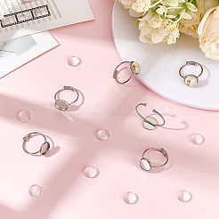 DIY Round Finger Ring Making Kits&nbsp;DIY-ME0002-67