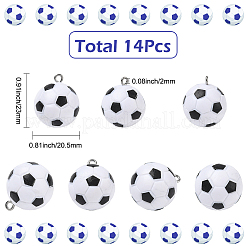 14Pcs Plastic Pendants&nbsp;FIND-SC0020-16